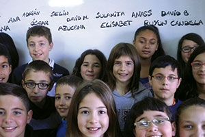 Alumnos del Miguel Servet premiados por su cortometraje.