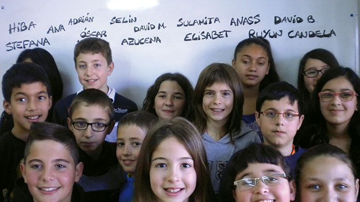 Alumnos del Miguel Servet premiados por su cortometraje.
