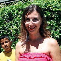 Sonia Bonillo, madre de acogida