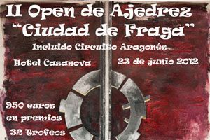 Cartel II Open de Ajedrez "Ciudad de Fraga"