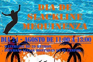 Slackline en Mequinenza