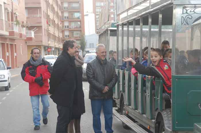 El tren navideño, en servicio