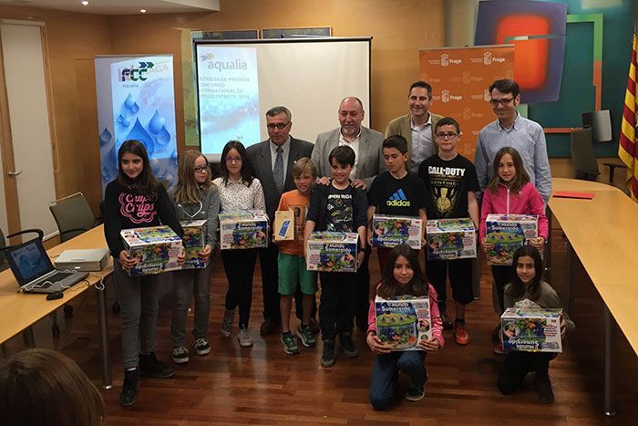 Un escolar de Fraga, premiado en el Concurso Internacional de Dibujo de Aqualia