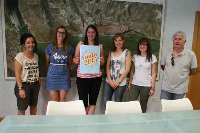  ‘Esta Santa la viuràs… com tu voldràs!’ de Vidal Ibarz gana el concurso del cartel anunciador de las Fiestas de ‘La Santa’ de Mequinenza