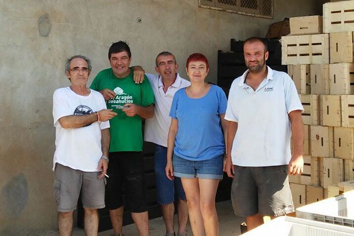 Nueva entrega de fruta y hortalizas de la Red de Solidaridas Popular de Fraga