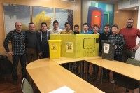Alumnos de 4º de ESO del Colegio Santa Ana visitan el ayuntamiento