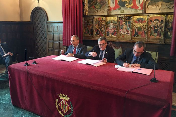 Firma del Convenio de Colaboración con el Consorcio del Parc Científic i Tecnològic de Lleida