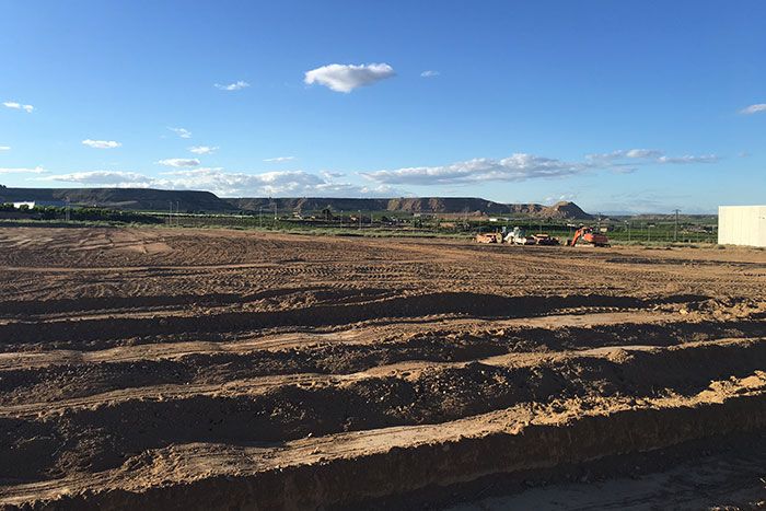 Envases Grau inicia las obras de instalación en la Plataforma Logística de Fraga