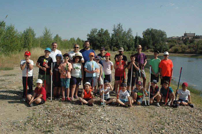 Clausura del cursillo comarcal de pesca en Fraga
