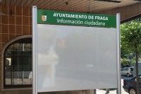El Ayuntamiento de Fraga instala un nuevo punto de información
