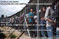 Charla sobre la situación de los campos de refugiados en Grecia