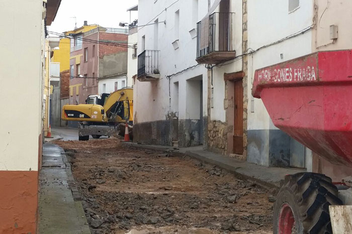 Inician los trabajos de reurbanización de la Calle Justicia de Miralsot