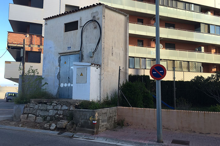 Inician las obras de demolición del transformador ubicado en la Zona del Alcabón de Fraga