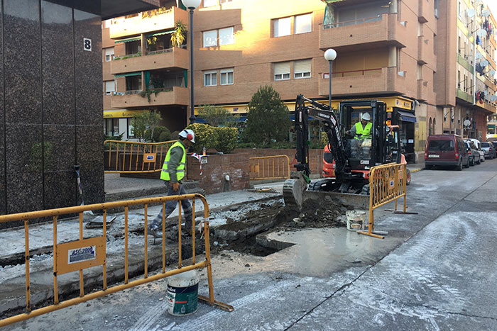 Se inician las obras de construcción de un paso elevado para acceder a la Plaza Virgen del Pilar 