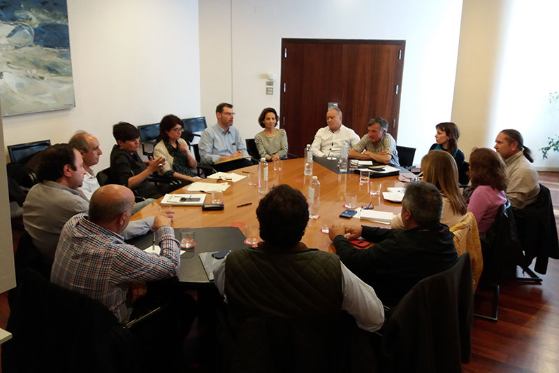 Reunión de los Grupos Leader con la Diputación Provincial de Huesca