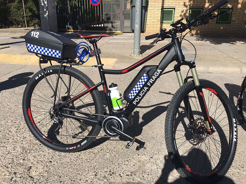 Bicis eléctricas para la Policía Local de Fraga