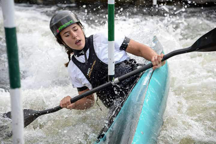 Participación de Carmen Costa en el Europeo de Slalom