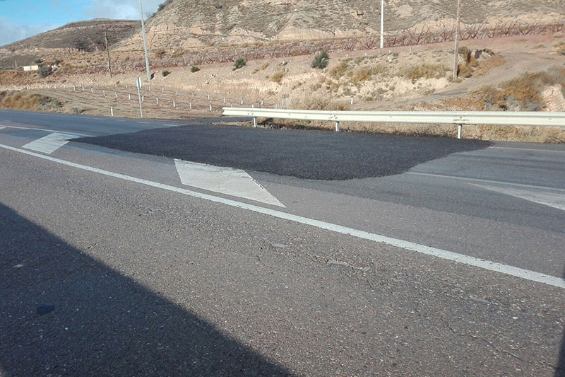 CHA-Bajo Cinca/Baix Cinca agradece al Gobierno de Aragón la supresión de los baches en el acceso a Villa Fortunatus